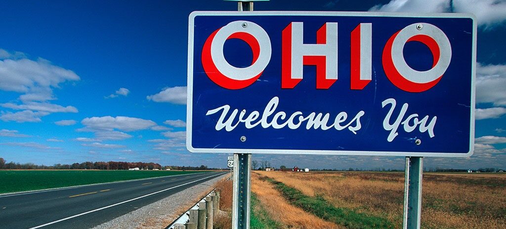 Ohio Welcome Sign